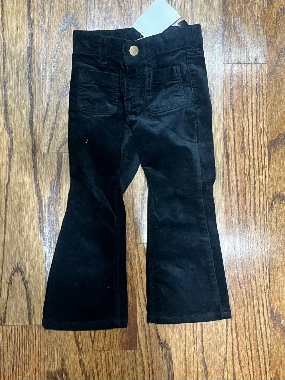 H&M Black Corduroy Flare Pants for Kids